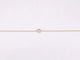 Bracelet Bracelet en or rose 14 carats avec diamant 0,10 ct 58 Facettes 2236