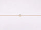 Bracelet Bracelet en or rose 14 carats avec diamant 0,10 ct 58 Facettes 2236