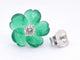 Boucles d'oreilles Boucles d’oreilles en or blanc 14 carats avec diamants 0,18 ct 58 Facettes 2258