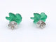 Boucles d'oreilles Boucles d’oreilles en or blanc 14 carats avec diamants 0,18 ct 58 Facettes 2258