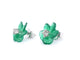 Boucles d'oreilles Boucles d’oreilles en or blanc 14 carats avec diamants 0,18 ct 58 Facettes 2258