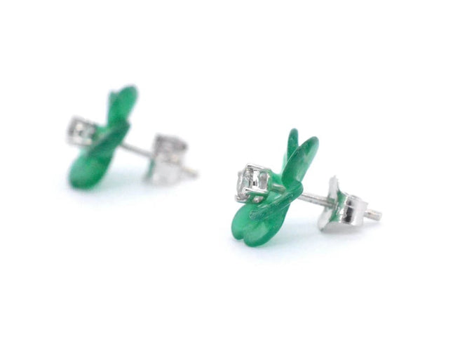 Boucles d'oreilles Boucles d’oreilles en or blanc 14 carats avec diamants 0,18 ct 58 Facettes 2258
