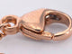Bracelet Bracelet en or rose 14 carats avec diamant 0,10 ct 58 Facettes 2237