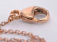 Bracelet Bracelet cœur en or rose 14 carats avec diamant 0,10 ct 58 Facettes 2234