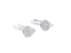 Boucles d'oreilles Boucles d’oreilles en or blanc 14 carats avec diamants 58 Facettes 2280