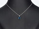 Pendentif Pendentif en or blanc 14 carats orné de topaze 58 Facettes 2331