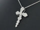 Pendentif Pendentif en or blanc 14 carats avec diamant naturel 58 Facettes 2336