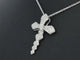 Pendentif Pendentif en or blanc 14 carats avec diamant naturel 58 Facettes 2336