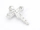 Pendentif Pendentif en or blanc 14 carats avec diamant naturel 58 Facettes 2336