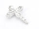Pendentif Pendentif en or blanc 14 carats avec diamant naturel 58 Facettes 2336