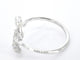 Bague 55 Bague en or blanc 14 carats avec diamants 58 Facettes 2334