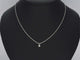 Collier Collier en or blanc 14 carats avec diamant 0,05 ct 58 Facettes 2352