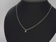 Collier Collier en or blanc 14 carats avec diamant 0,05 ct 58 Facettes 2352