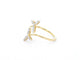 Bague 55 Bague en or jaune 14 carats avec diamant taille brillant 58 Facettes 2335