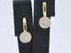 Boucles d'oreilles Boucles d'oreilles en or 14 carats avec diamants 58 Facettes 2281