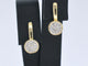 Boucles d'oreilles Boucles d'oreilles en or 14 carats avec diamants 58 Facettes 2281