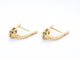 Boucles d'oreilles Boucles d'oreilles en or 14 carats avec diamants 58 Facettes 2281