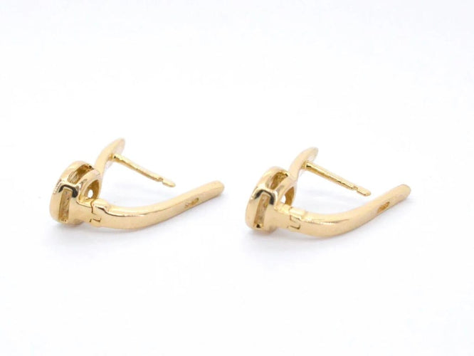 Boucles d'oreilles Boucles d'oreilles en or 14 carats avec diamants 58 Facettes 2281