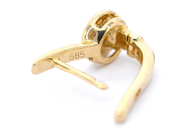 Boucles d'oreilles Boucles d'oreilles en or 14 carats avec diamants 58 Facettes 2281