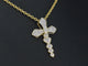 Pendentif Pendentif en or jaune 14 carats avec diamant 58 Facettes 2337
