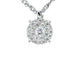 Pendentif Pendentif en or blanc 14 carats avec diamant taille brillant 58 Facettes 2080