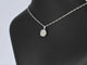 Pendentif Pendentif en or blanc 14 carats avec diamant taille brillant 58 Facettes 2080