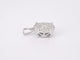 Pendentif Pendentif en or blanc 14 carats avec diamant taille brillant 58 Facettes 2080