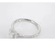 Bague 54 Bague entourage en or blanc 14 carats avec diamants 58 Facettes 2086