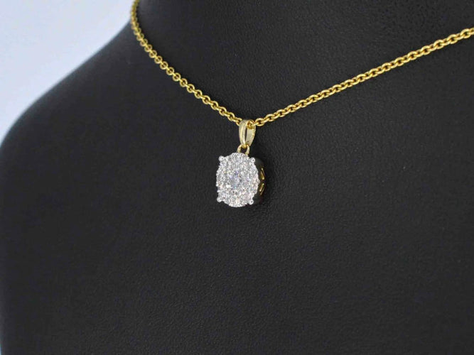 Pendentif Pendentif en or jaune et diamant taille brillant 58 Facettes 2081