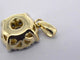 Pendentif Pendentif en or jaune 14 carats avec diamant taille brillant 58 Facettes 2081