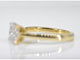 Bague 54 Bague en or jaune 14 carats avec diamant 0,46 ct 58 Facettes 2103
