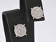 Boucles d'oreilles Boucles d’oreilles en or blanc 14 carats avec diamant taille brillant 58 Facettes 2108