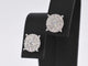 Boucles d'oreilles Boucles d’oreilles en or blanc 14 carats avec diamant taille brillant 58 Facettes 2108