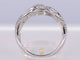 Bague 54 Bague en or blanc 14 carats sertie de diamants taille brillant 58 Facettes 2169