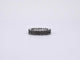 Bague 54 Bague d’éternité en or blanc 14 carats avec diamants noirs 58 Facettes 2210
