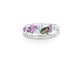 Bague 54 Bague en or blanc 14 carats avec diamants et pierres précieuses 58 Facettes 2317