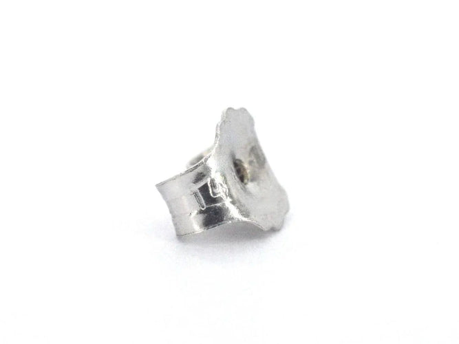 Boucles d'oreilles Boucles d'oreilles en or blanc 14 carats avec diamants et saphirs 58 Facettes 2349