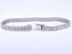 Bracelet Bracelet tennis en or blanc 14 carats à deux rangées de diamants 58 Facettes 2020