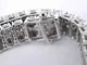 Bracelet Bracelet tennis en or blanc 14 carats à deux rangées de diamants 58 Facettes 2020