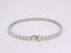Bracelet Bracelet tennis en or blanc 18 carats avec diamants 58 Facettes 2037
