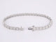 Bracelet Bracelet tennis en or blanc 18 carats avec diamants 58 Facettes 2037