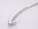 Boucles d'oreilles Boucles d'oreilles créoles en or blanc 14 carats avec diamants 58 Facettes 2053