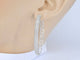 Boucles d'oreilles Boucles d'oreilles créoles en or blanc 14 carats avec diamants 58 Facettes 2054