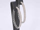Boucles d'oreilles Boucles d'oreilles créoles en or blanc 14 carats avec diamants 58 Facettes 2054
