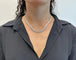 Collier Collier en or blanc 18 carats avec diamants taille brillant 58 Facettes 2038