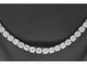 Collier Collier en or blanc 18 carats avec diamants taille brillant 58 Facettes 2038