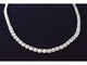 Collier Collier en or blanc 18 carats avec diamants taille brillant 58 Facettes 2038