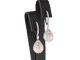 Boucles d'oreilles Boucles d'oreilles en forme de larme en or blanc 14 carats et diamants 58 Facettes 2055