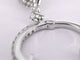 Boucles d'oreilles Boucles d'oreilles en forme de larme en or blanc 14 carats et diamants 58 Facettes 2055
