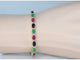 Bracelet Bracelet tennis en or 14 carats avec diamants, saphir, rubis et émeraude 58 Facettes 2069